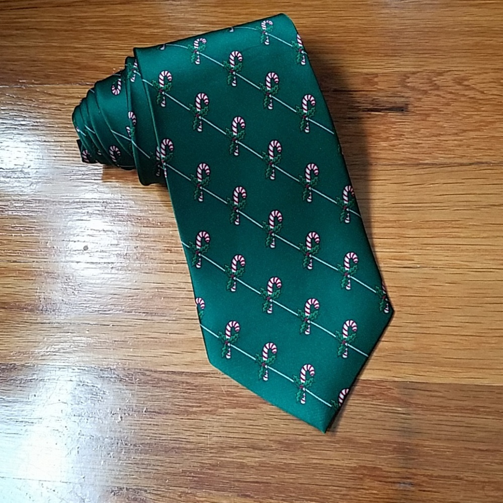 Vintage silk Christmas tie